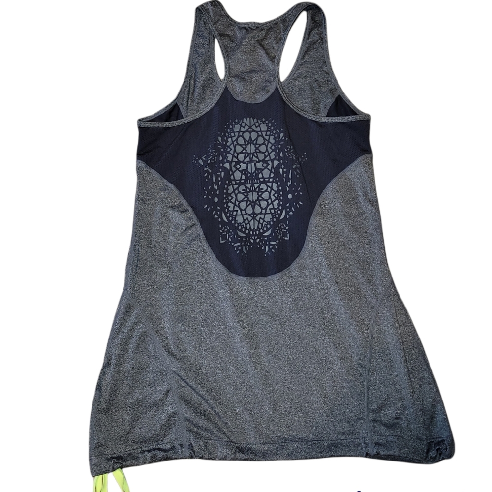 MPG Tie Bottom Loose Fitting Yoga Athletic Tank Top sz S